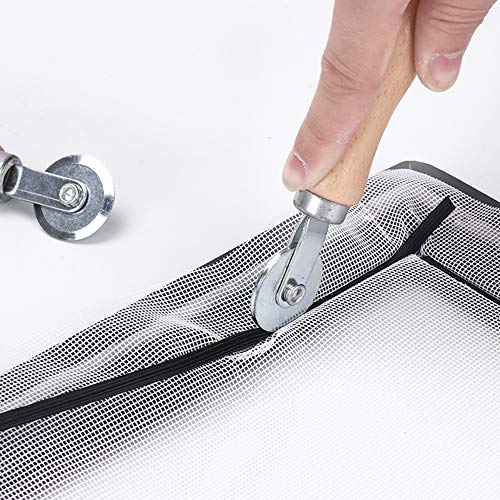 Screen Spline Roller Tool With Removal Hook - Window & Door Screen Repair Installation Kit