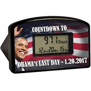 Amazon.com: Bye Bye Barack President Obama Countdown Timer Clock ... Amazon.com: Bye Bye Barack President Obama Countdown Timer Clock ...
