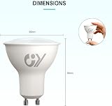 GY GU10 LED Bulb 4.9W 790lm 6500K Cool White Non-Dimmable 2 Pack view 2