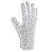 MJB2C - Michael Costume Jackson Billie Jean Gloves - Ultimate Collection Diamond Glove - Single Sided - White (Right Hand)