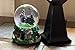 Black Bears in the Woods Glass Musical Snow Globe Plays Song Born Free