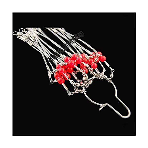 Shaddock-Fishing-12pcsbags-White-Nylon-Fishing-Wire-Leader-Rigs-Trace-with-SwivelsSnapsBeads-Arms-Fishing-Lures-Tackle-Leader-Rigging Shaddock-Fishing-12pcsbags-White-Nylon-Fishing-Wire-Leader-Rigs-Trace-with-SwivelsSnapsBeads-Arms-Fishing-Lures-Tackle-Leader-Rigging