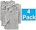 Fruit Of The Loom Men's Pocket Crew Neck T-Shirt, Grey, X-Large (Pack Of 4)