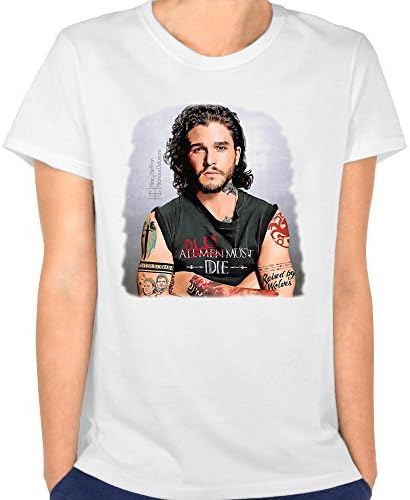 Graphic Jon Snow Game Of Thrones T-shirts White Womens