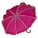 Galleria Umbrella Kids Ruffle Fuchsia, 1 EA