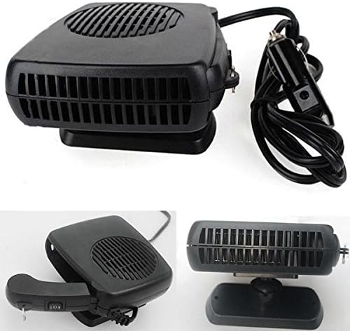 Auto Car Auto Vehicle Portable Dryer Heater Heating Cooler Fan Demister Defroster 2 in 1 Warm/Hot Cold 12V 200W