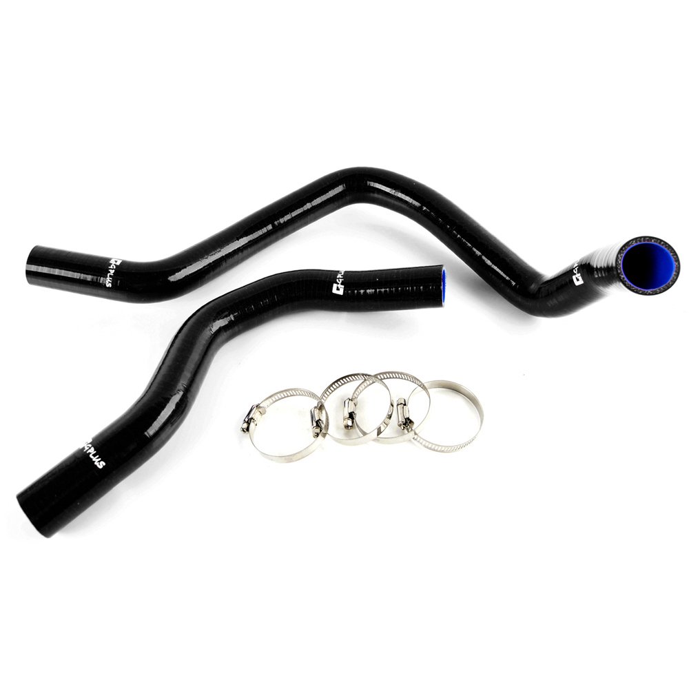 Silicone Radiator Coolant Hose Kit Clamps Black For HONDA
