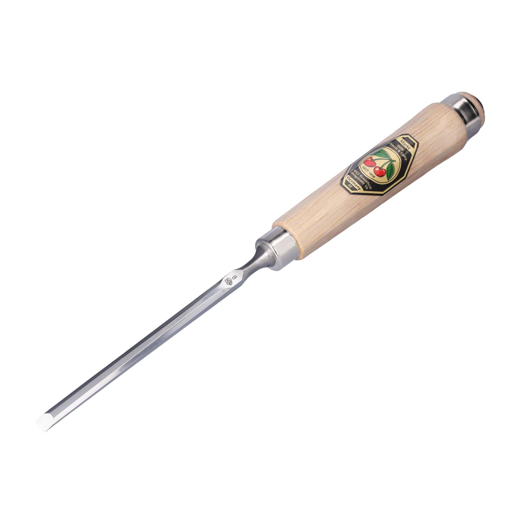 Kirschen 1001006 6 mm Number 1001 Firmer Chisel with Hornbeam Handle - Multi-Colour