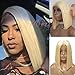 Human Hair Blonde Bob Wig 14