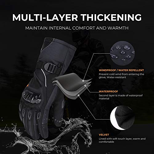 2 Motorcycle+kemimoto+Waterproof+Touchscreen+Cycling