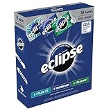 ECLIPSE Sugar Free Mint Chewing Gum Variety Pack, 18-Count Box