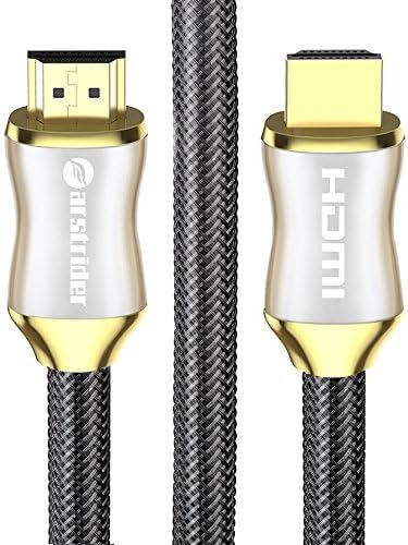4K HDMI Cable/HDMI Cord 50ft - Ultra HD 4K Ready HDMI 2.0 (4K@60Hz 4:4:4) - High Speed 18Gbps - 24AWG Braided Cord-Ethernet /3D / ARC/CEC/HDCP 2.2 / CL3 by Farstrider