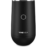 VINEVIDA Waterless Diffuser - Essential Oil Diffuser for Home - Black Scent Diffuser for Home, Battery Operated Aromatherapy Diffuser - Car, Room Fragrance Air Diffuser