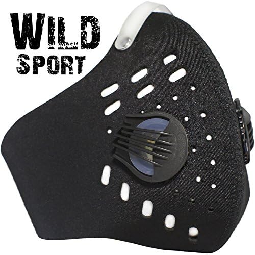 Training Mask High Altitude Elevation Mask for Air Resistance AntiDust Sport Workout Mask for Running Biking Fitness Jogging Exercise Breathing Cardio Endurance for Exhaust Gas Anti Smog Mask