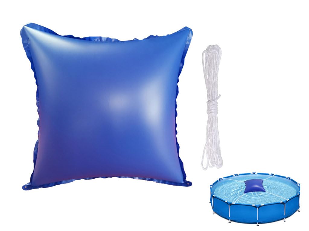 Kellegour Winter Pool Cushion,Pool Air Cushion 4x4ft,Pool Cushion,Swimming Pool Air Pillow,Pool Air Cushions Winter Accessories for Swimming Pools,Fountains,Small Pools