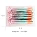 Mermaid Makeup Eye Brushes Set Cinidy 15pcs 3D Mermaid Eye Brush Cosmetic Brushes Eyeshadow Eyeliner Blending Pencil Makeup Brush Beauty Tools