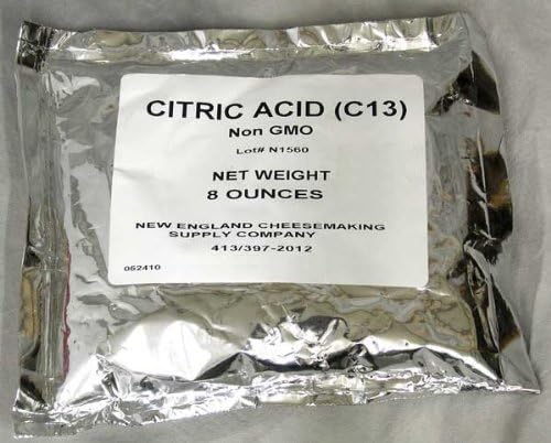 Citric Acid 8 oz - For Cheese by New England Cheesemaking Supply