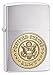 Zippo United States Army Emblem Pocket Lighter, Brushed Chrome