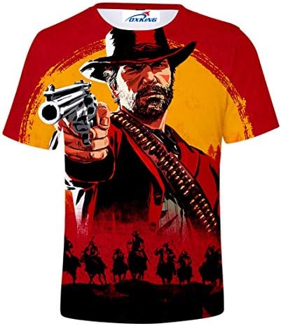 Oxking Unisex Family Comedy Movie Summer 3D Graphic Print Tshirt