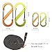 Outdoor Camping lanyard with Hook, Camping Rope Outdoor Storage Rope Outdoor Travel Camping Clothesline Camping Outdoor Tent Accessories Can be Hung Various Sizes of Kettles, Mugs, Mugs, Pots, Bowls