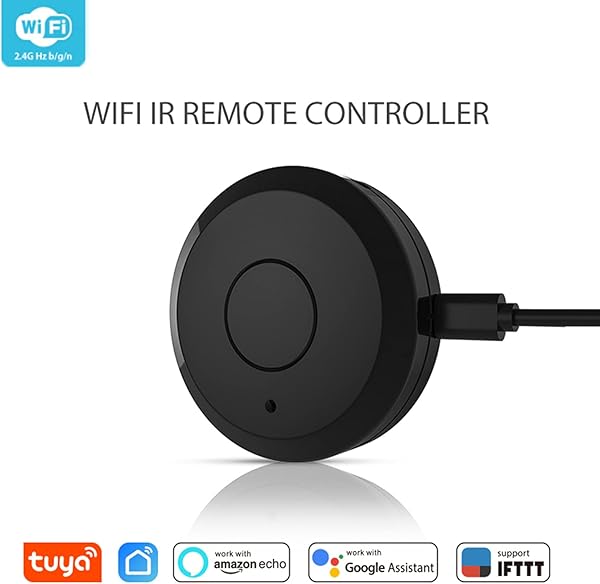 Skecten Control Remoto IR WiFi Control Remoto Inteligente Wi Fi 2 4Ghz Control de la aplicacin Tuya Smart Life Compatible con Alexa Google Home para Aire AcondicionadoTVVentilador