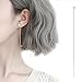 A&C Fashion Korean Version Chic Bead Shaped Ear Line for Women. Unique Handmade Earrings Jewelry for Girl. (Silver Color)