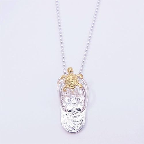 Amazon ハワイアンジュエリー Locomocoaloha ネックレス ペンダント ビーチサンダル ホヌ 正規品 ジュエリー ネックレス 通販