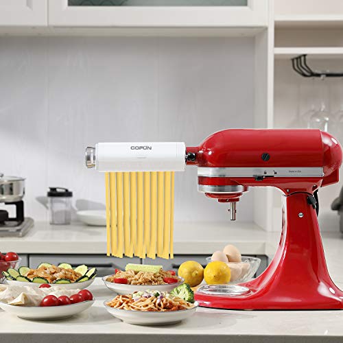 Pasta Attachments for KitchenAid Mixer, 3 in 1 Stainless Steel Kitchen