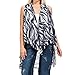 BASICO Women's Floral Print Kimono Cardigan Loose Open Front Lightweight Chiffon Vest Cardigan Cover up