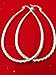 Foreverstore 925 Sterling Silver hoop Earrings Eardrop for Women Girls Fashion Jewelry