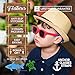 Baby Glasses and Sunglasses Strap 2pk | Active Kids with Bonus Stickers (Blue + Black)