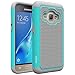 J1 2016 Case, Galaxy Amp 2 Case, Galaxy Express 3 Case, OEAGO [Shockproof] [Impact Protection] Hybrid Dual Layer Defender Protective Case Cover for Samsung Galaxy Amp 2 / J1 2016 / Express 3 - Mint