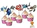 NF Orange 24PC Finding Dory Marlin Nemo Destiny Candy Bar Cupcake Topper For Baby Shower Kids Birthday Party Supplies