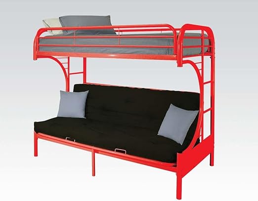 Amazon Com Acme Furniture 02091w Rd Eclipse Futon Bunk Bed Twin