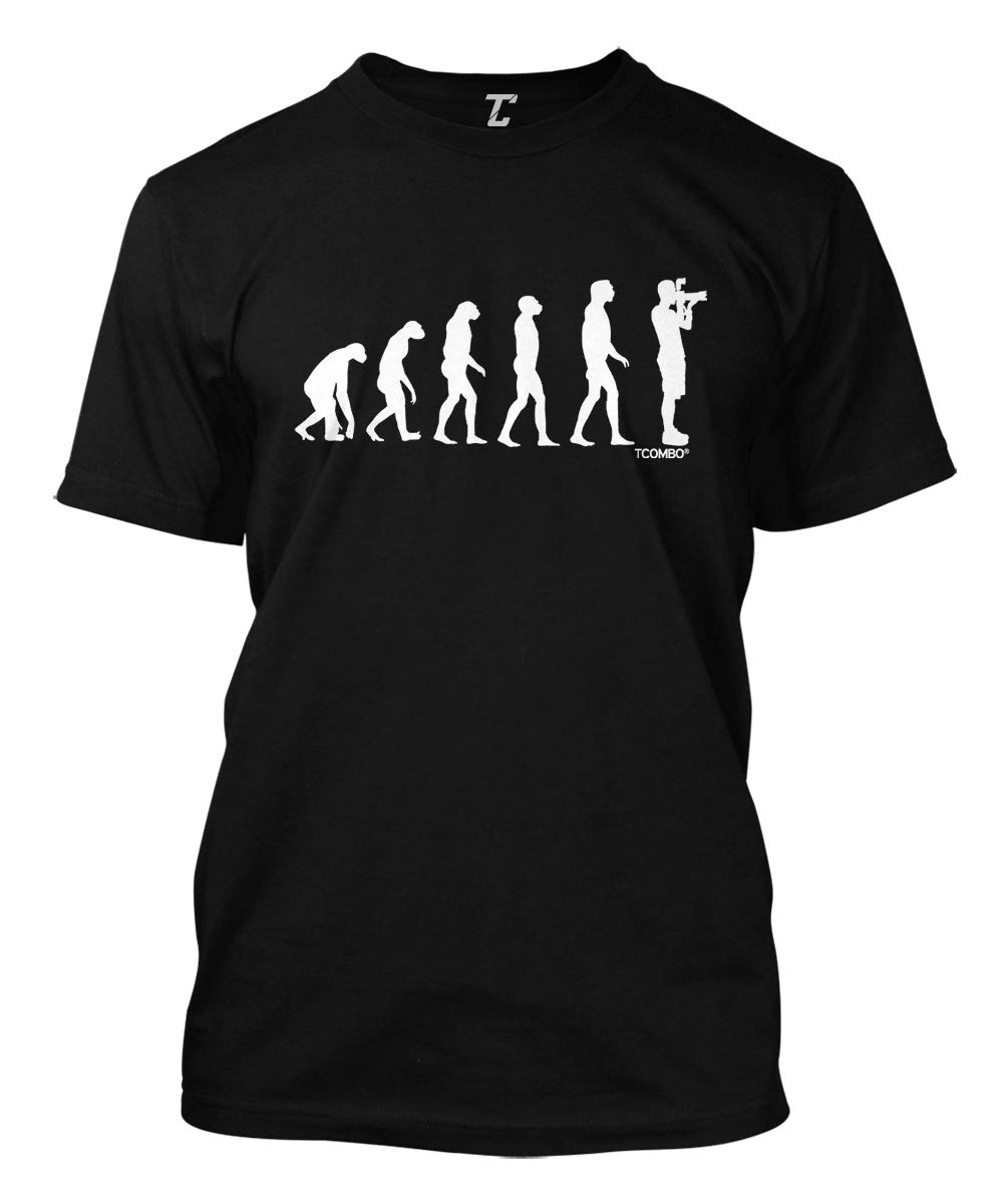Evolution To Photographer Camera Photo T Shirt