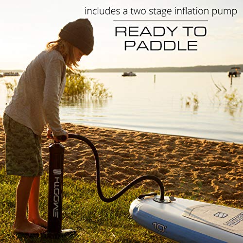 Smooth SUP Inflatable Stand Up Paddle Board with Premium Accessories