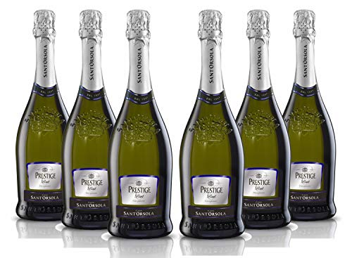 Sant'Orsola Spumante Cuvee Brut Prestige Schaumwein rockener 6 Flaschen (6 x 0.75 l)