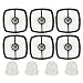 Mckin Pack of 6 Air Filter for Echo SRM 210 225 HC150 Trimmer Blower Replace 13031054130 A226001410 primary