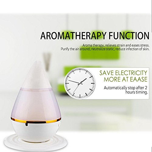 Usb drops of 7-color luminous ultrasound aromatherapy humidifier 250ml air oil disperser smart home purifier nebulizer freshener
