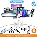 HAOZI Upgraded Travel Adapter, All-in-one International Power Adapter with 4 USB Ports, European Plug Adapter, Universal Travel Accessories for Over 150 Countries(Recovery Fuse), New White