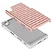 Sony Xperia Z5 Compact Case, TownShop Grey/ Rose Gold Spot Diamond Studded Bling Crystal Rhinestone Dual Layer Hybrid Cover Silicone Rubber Skin Hard Case For Sony Xperia Z5 Compact