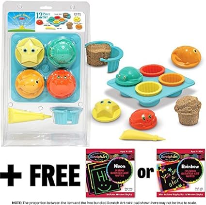 melissa & doug sunny patch seaside sidekicks sand baking set