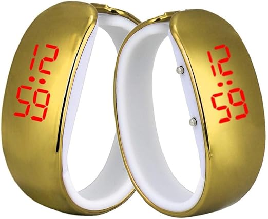 women's digital bangle watch