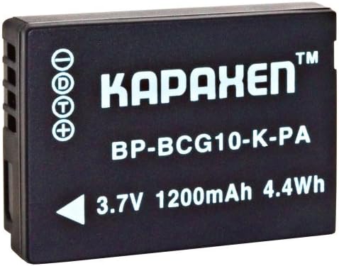 Kapaxen DMW-BCG10 Li-Ion Battery for Select Panasonic Lumix Digital Cameras