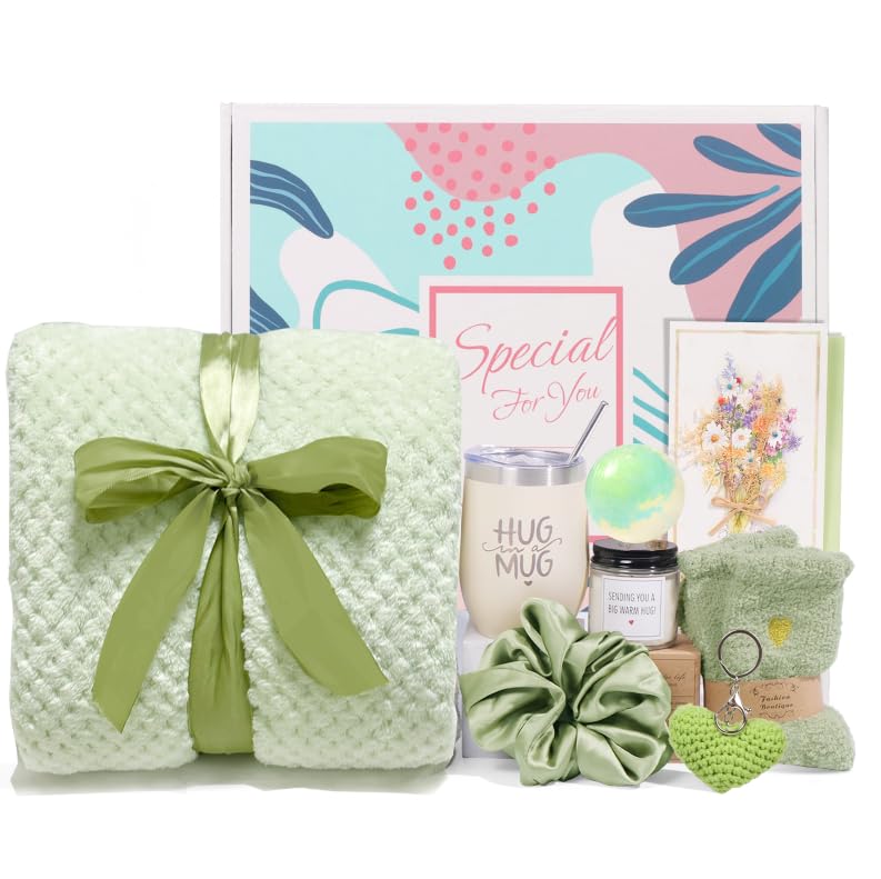 Self Care Gifts for Women Get Well Soon Gifts Basket After Surgery Recovery,Birthday Gifts for Women Care Package,Thinking of You Inspirational Christmas Gifts for Mom Her Friend Sister Wife。