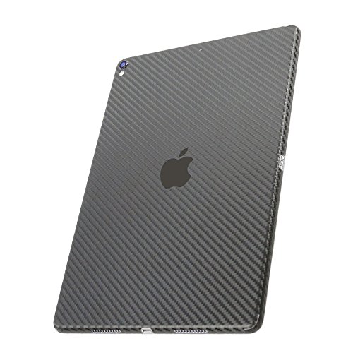 ArmorSuit - iPad Pro 10.5" (2017) Screen Protector + Black Carbon Fiber Skin Back Protector MilitaryShield w/ Lifetime Replacements - Front Anti-Bubble Ultra HD Shield (Wifi Version Only)