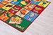 HR 8X11 KIDS ABC FRUITS NON SLIP AREA RUG (7FT.4IN X 10FT.4IN) PLEASE CHECK ALL THE PICTURES.