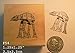 Imperial walker line art rubber stamp P54