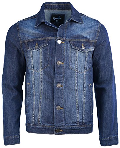 Nostic Men's Button Front Denim Jean Jacket