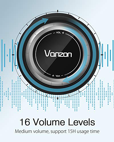 Bluetooth Speakers, Vanzon Climber-Z Portable Bluetooth V5.0 Wireless Speaker, with 30W Rich Bass& 360° Surround Sound, 16 Hr Playtime, IPX7 Waterproof, for Travel, Camping, Shower and Outdoors